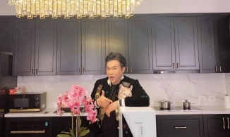 Căn hộ 200m² sử dụng cặp gam màu trắng - đen đối lập của ca sĩ Minh Quân