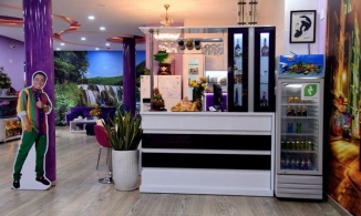 Căn biệt thự này tím mộng mơ của danh hài Hồng Tơ