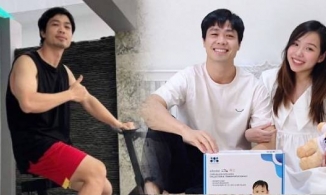 Công Phượng lộ diện sau thông báo lên chức bố với ngoại hình khác lạ