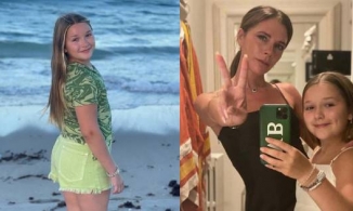 Con gái David Beckham lại trở thành tâm điểm của cư dân mạng vì cân nặng