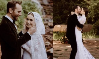 Lily Collins kết hôn với bạn trai đạo diễn trong đám cưới lãng mạn 