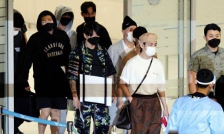 Đoàn 'Đặc phái viên' BTS đáp sân bay Incheon sau chuyến hoạt động tại Liên hợp quốc