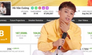 Kênh YouTube của Hồ Văn Cường kiếm được bao nhiêu trong 5 năm qua?