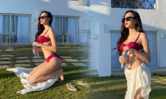 Ái Nhi diện áo tắm mua ở chợ đồ cũ vẫn nổi bật tại Miss Intercontinental