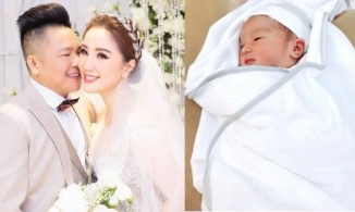 Bảo Thy bất ngờ thông báo đã hạ sinh con đầu lòng cho ông xã đại gia