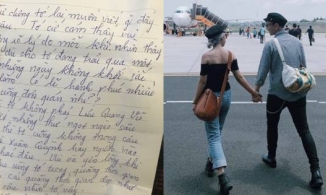 Bạn gái Hoàng Dũng khoe thư tình viết tay hay như Lưu Quang Vũ gửi Xuân Quỳnh