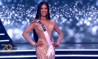Bán kết Miss Universe: Kim Duyên duyên dáng, lộng lẫy khó rời mắt trong trang phục dạ hội