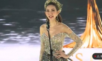 Thùy Tiên lạc giọng khi tái hiện lại cảnh giới thiệu bản thân tại Miss Grand International