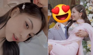 Vừa 'đánh úp' về đám hỏi, Nhật Lê đã vội 'khoe chồng'