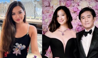 Vừa phủ nhận hẹn hò chồng cũ Châu Tấn, cô gái gốc Việt đã công khai bạn trai cũ là Lương Triều Vỹ