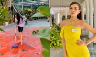 Vừa về Việt Nam, Hoa hậu Đỗ Thị Hà đã bị gọi về quê dọn nhà ngay và luôn