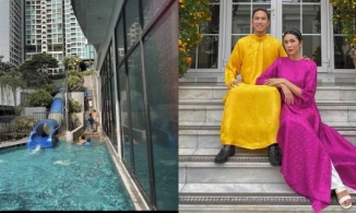 Mặc ai nói 'máy đẻ', Tăng Thanh Hà khoe cuộc sống xa hoa tại căn biệt thự gia đình 'vua hàng hiệu'