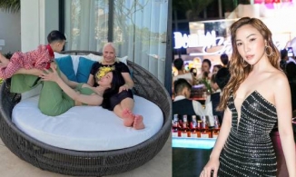 Diệp Lâm Anh và Quỳnh Thư không hẹn mà gặp cùng khoe ảnh nghỉ dưỡng, chỉ khác người đi cùng