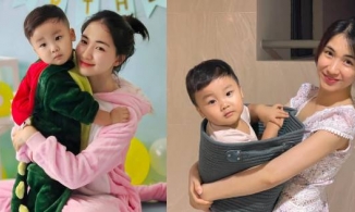 Con trai Hòa Minzy hiểu chuyện khiến người khác đau lòng: Hứa che chở cho mẹ suốt đời 