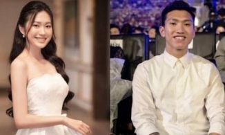 Lan truyền thiệp cưới của Đoàn Văn Hậu và Doãn Hải My