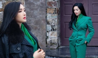 Hoa hậu Giáng My ở tuổi 51: Dáng thon, da nõn nà, tóc đen nhánh