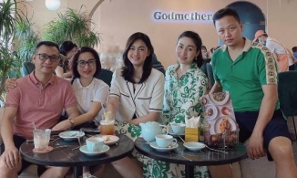 Vắng chồng, Á hậu Thanh Tú lại thành 'gái son'