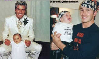 David Beckham đăng ảnh Brooklyn thời thơ ấu nhưng vẻ điển trai theo năm tháng của bố mới gây chú ý