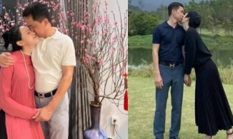 Thêm ảnh mới của Hiền Hồ và anh họ Hồ Nhân: Phải thân thương lắm mới để môi nương tựa mặt nhau 