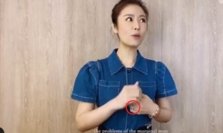 Lâm Tâm Như đeo nhẫn cưới giữa tin đồn ly hôn với Hoắc Kiến Hoa