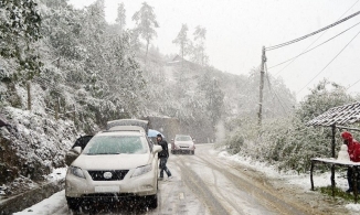 Miền Bắc rét hại do không khí lạnh tràn về