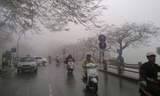 Thời tiết 25/1: Miền Bắc nhiều nơi có mưa phùn và sương mù