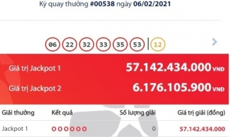 Một người ở Quảng Ngãi trúng giải jackpot, trở thành tỷ phú Vietlott thứ 2 của tháng
