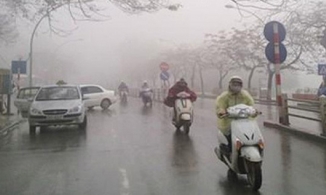 Thời tiết 4/3: Hà Nội trời nhiều mây, ban đêm và sáng trời có mưa phùn và mưa nhỏ, kèm sương mù