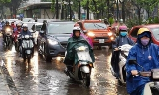 Thời tiết 5/4: Hà Nội có mưa rào và dông, cần đề phòng lốc sét