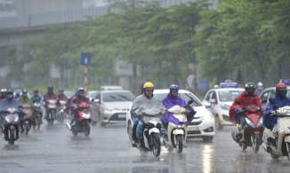 Do không khí lạnh tràn về, các tỉnh Bắc Bộ có mưa từ ngày 16/4, trời chuyển lạnh. 