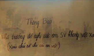 Nhà trường yêu cầu sinh viên làm một việc mà ai đọc xong cũng phì cười