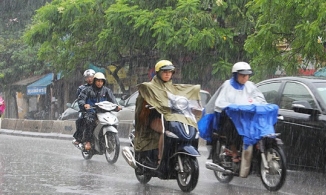 Thời tiết 28/4: Miền Bắc ngày có mưa rải rác, chiều tối và đêm vài nơi mưa to kèm dông