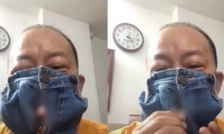 NSƯT Đức Hải tiếp tục gây tranh cãi với đoạn clip khiếm nhã xuất hiện trên mạng xã hội