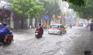 Từ hôm nay đến hết ngày 10/6, ở Bắc Bộ, Thanh Hóa và Nghệ An tiếp tục có mưa to