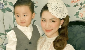 Hòa Minzy hoang mang và tủi thân vì chồng không ở bên lúc con khóc mọc răng