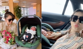 6 ngày sau khi đi đẻ 1 mình, Quế Vân đã diện đồ mát mẻ ra đường