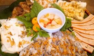 1 đĩa bánh cuốn bao nhiêu calo?