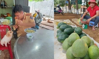 Anh CSGT trẻ ngày tới cơ quan, đêm bốc vác kiêm phụ hồ để kiếm tiền cứu hộ chó mèo bị bán vào lò mổ