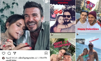 Những khoảnh khắc hạnh phúc của các sao trên thế giới trong ngày Valentine