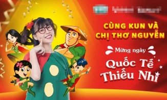 Trước khi dạy trẻ em chơi Kumathong, Thơ Nguyễn từng đại diện cho hãng sữa