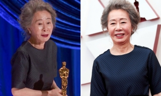 Nữ diễn viên Youn Yuh Jung 'gặp khó' khi bị hỏi Brad Pitt 'có mùi gì'