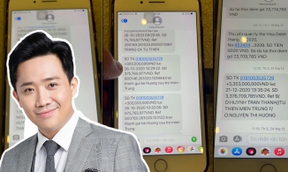 Trấn Thành đưa ra thông tin là đã chuyển tiền từ thiện cho mẹ của Hồ Ngọc Hà chứ không chuyển cho Thủy Tiên