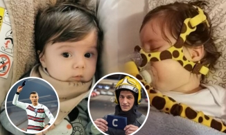 Băng đội trưởng bị Ronaldo ném bỏ được bán đấu giá tới 1,73 tỷ đồng, số tiền dùng để cứu một em bé bị bệnh teo tủy sống