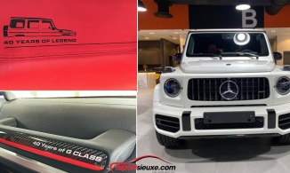 Hình ảnh 'đập hộp' Mercedes-AMG G63 bản kỷ niệm 40 năm vừa cập cảng Việt Nam