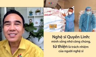 Nghệ sĩ, MC Quyền Linh trả lời phỏng vấn của VTV: 'Thiện nguyện là trách nhiệm của công dân, của một người nghệ sĩ'