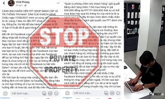 FPT Shop quyết định sa thải những nhân viên có liên quan trong vụ việc đánh cắp dữ liệu cá nhân khách hàng