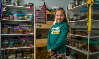 Bé gái 8 tuổi nuôi 50 con nhện, rắn và bọ cạp trong phòng ngủ