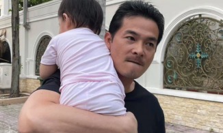 Quách Ngọc Ngoan khoe ảnh con gái hơn 1 tuổi nhưng vẫn kiên quyết giấu mặt con