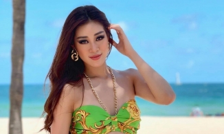 Khánh Vân tung bộ ảnh áo tắm, nói lời tạm biệt nơi đăng cai Miss Universe