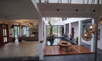 Căn biệt thự 200m² ở ngoại ô chill như resort của con gái PGS Văn Như Cương